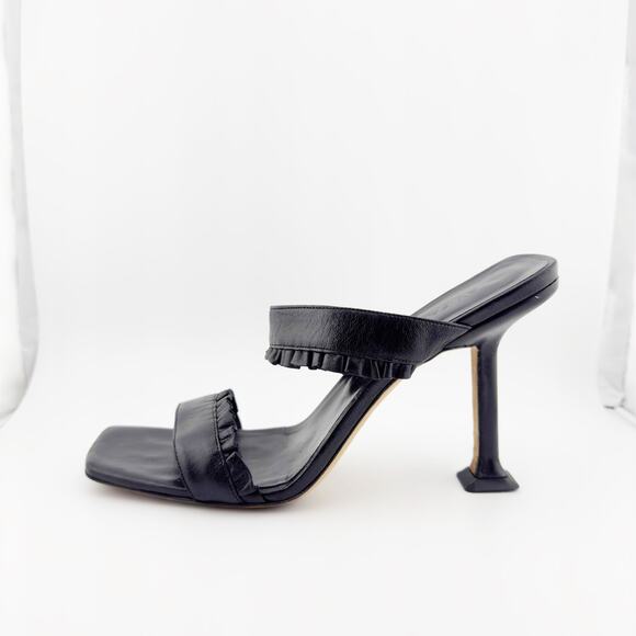 BY FAR‎ Black Square Toe Heels - Picture 5 of 11